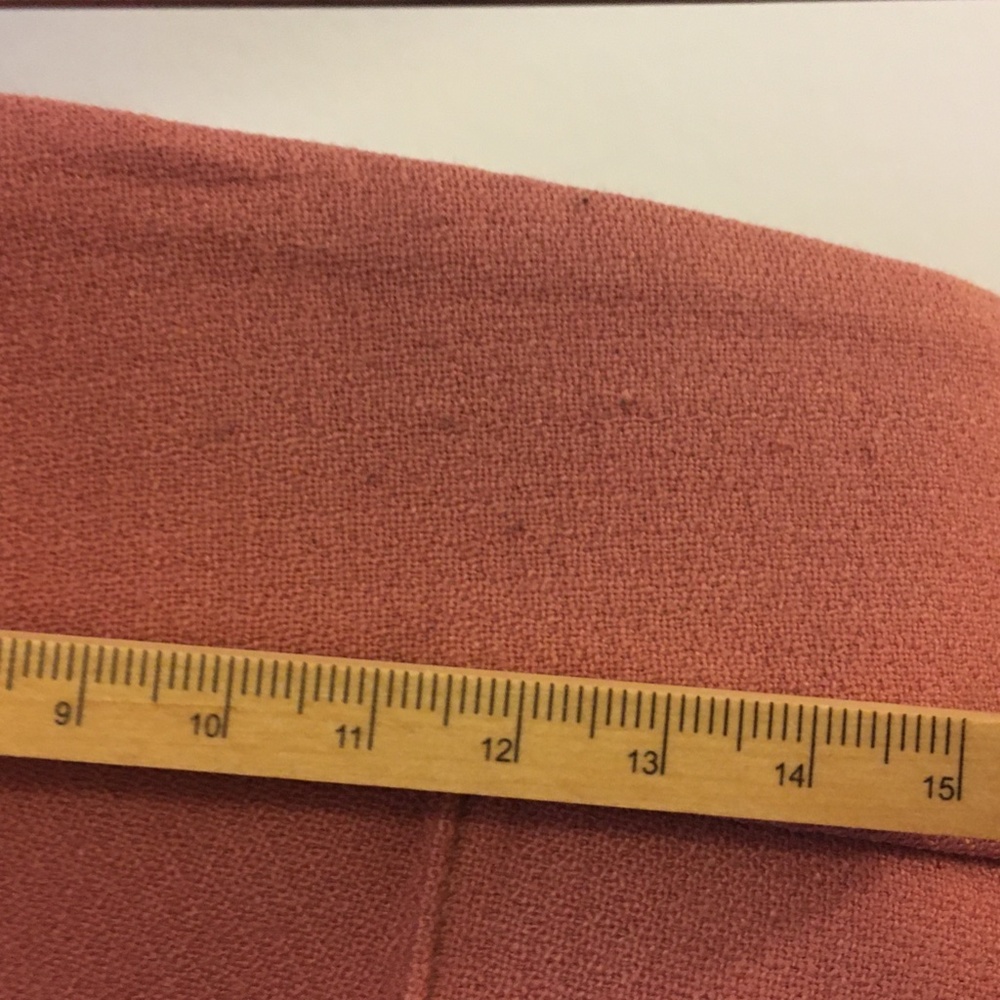 Smythe Pink Pantsuit Trousers pants in bisque Size 8 - Picture 6 of 11